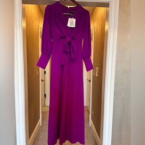 Elegant Purple Women's Dress